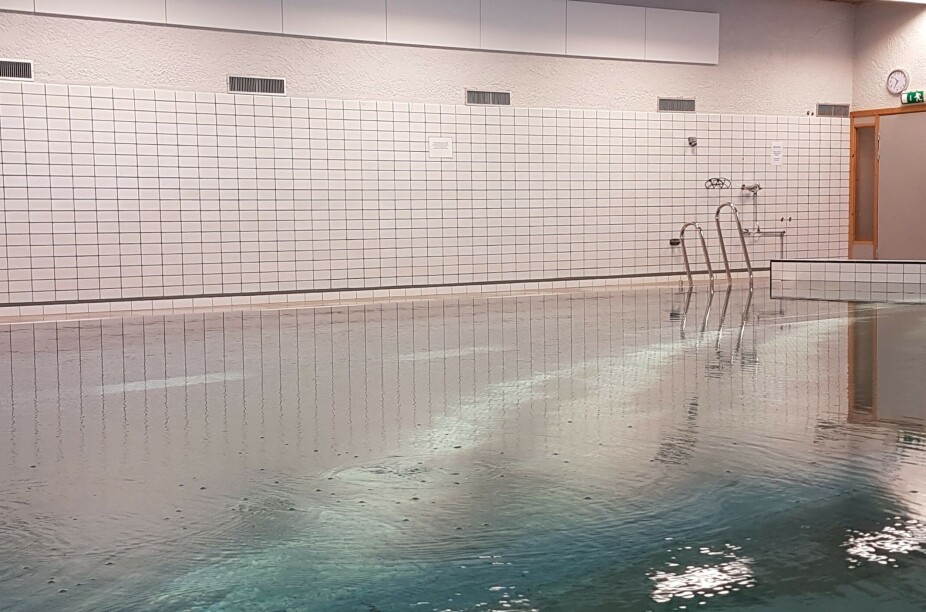 Bassenget er stengt lørdag