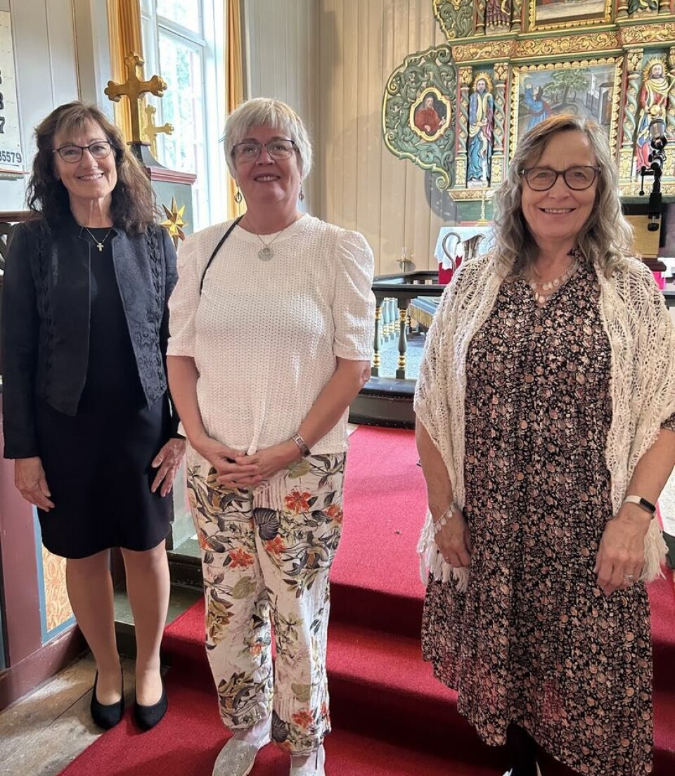 F.v: Liv Astrid Arntsen, Liv Inger Fiske og Gunn Randi Fiske Asphol