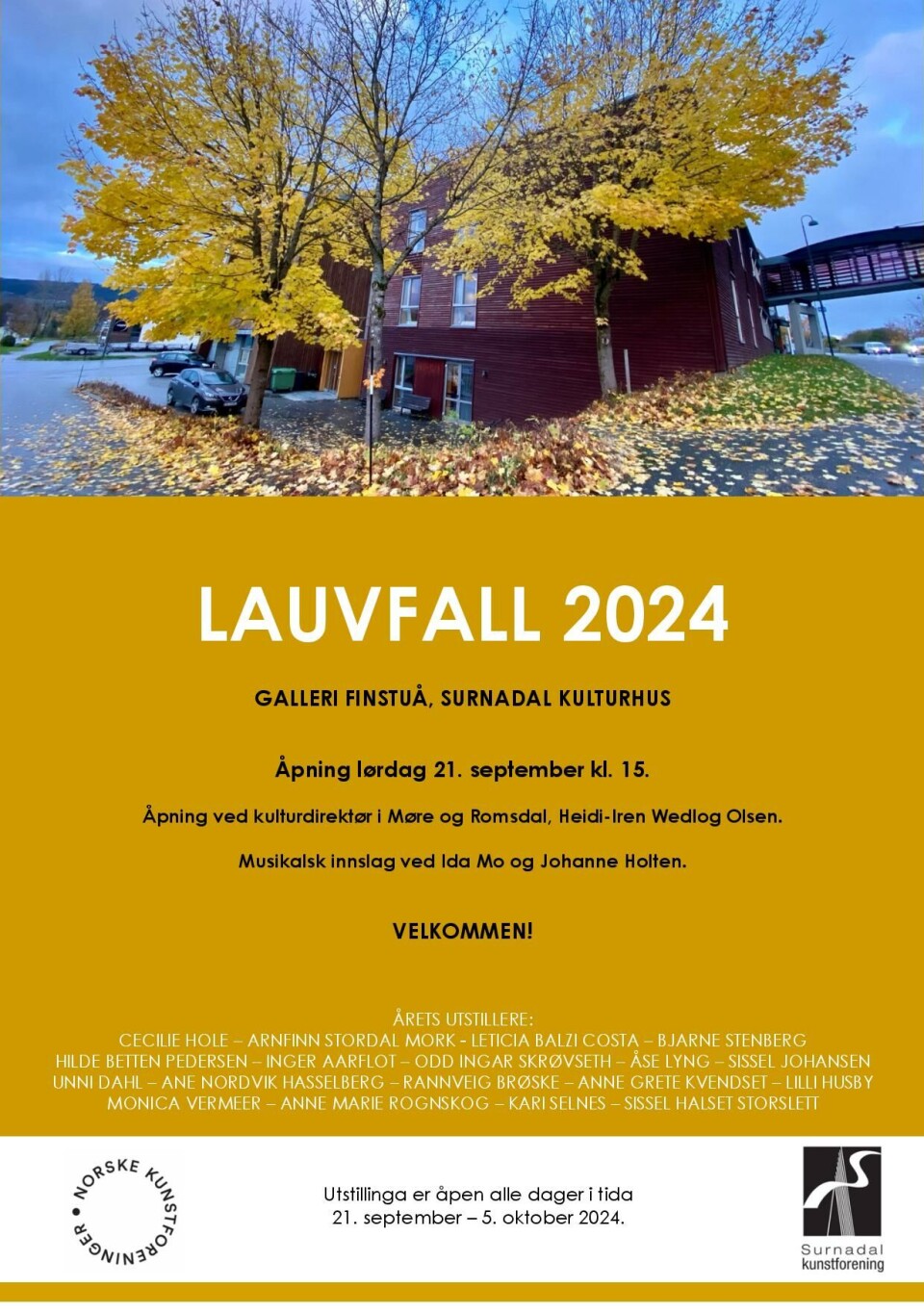 «Lauvfall» med 18 utstillere
