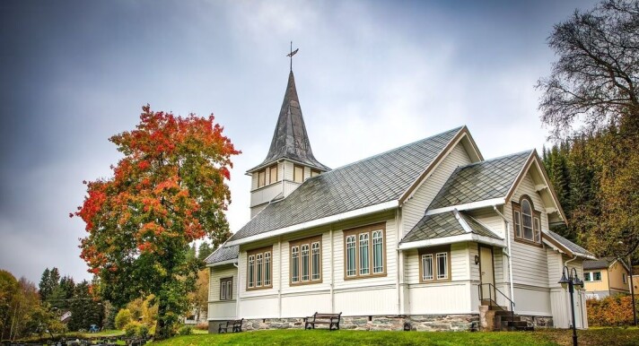 Gudsteneste i Øvre Rindal kapell 26. oktober