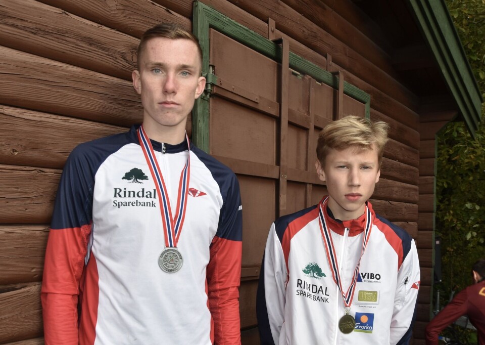 Magnus Øyen og Sebastian Børset tok begge medaljer under NM i Terrengløp på Ekeberg søndag
