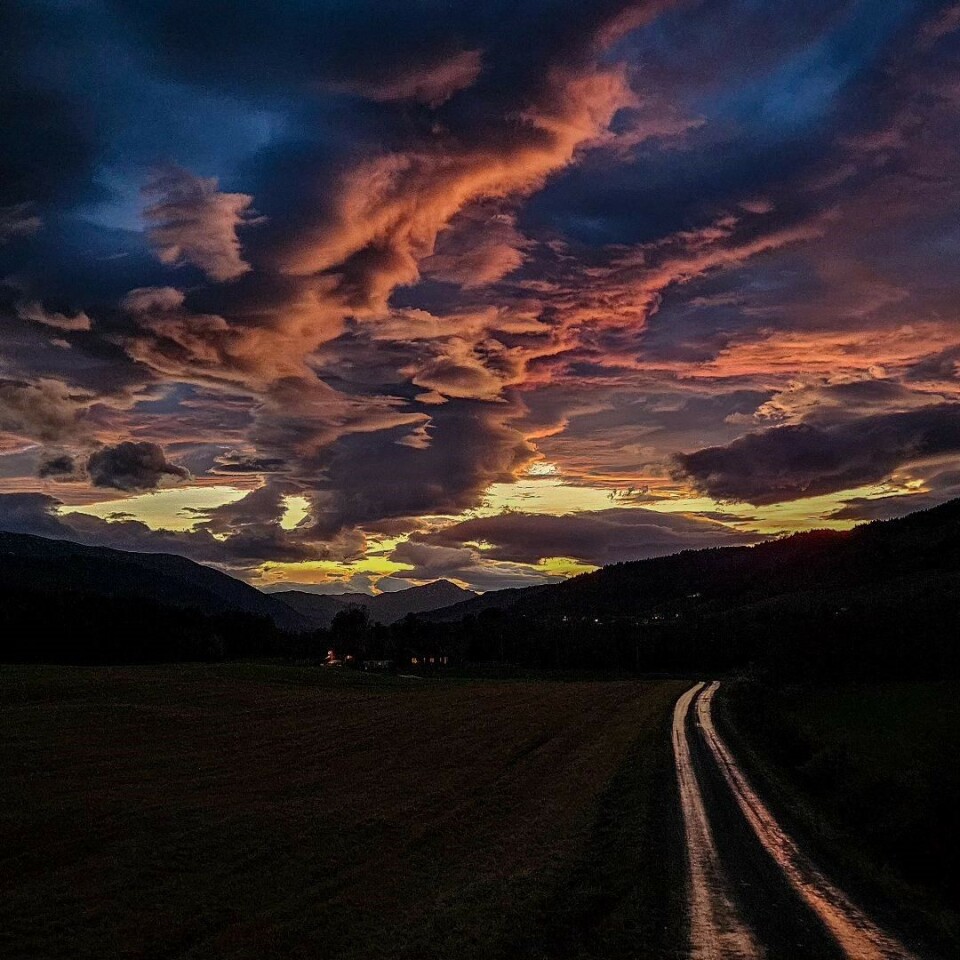 Man opplever ikke et sånt fantastisk lys så veldig ofte 😃