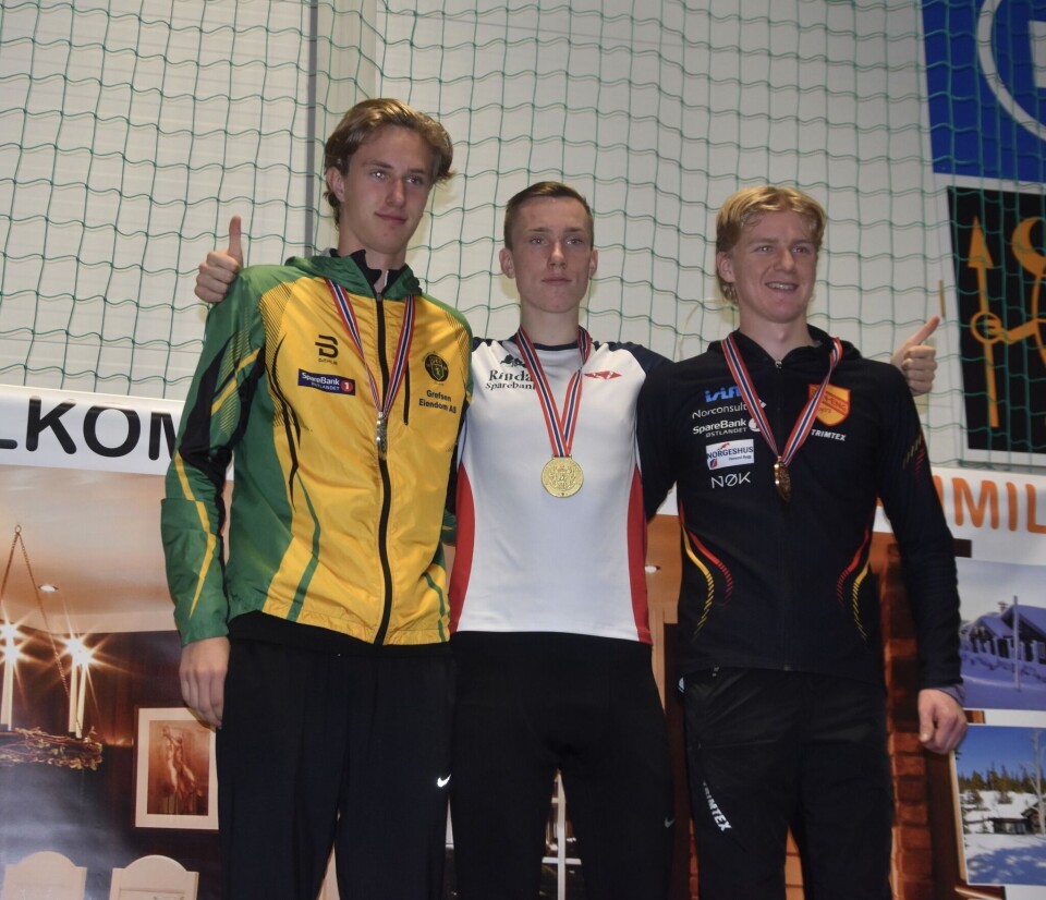 Magnus Øyen løp en råsterk Hytteplanmil, og ble norgesmester i sin klasse.