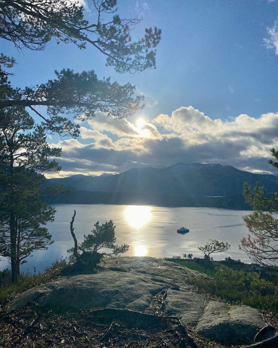Kvennaåsen 🍂🍁 Utsikt over fjorden.