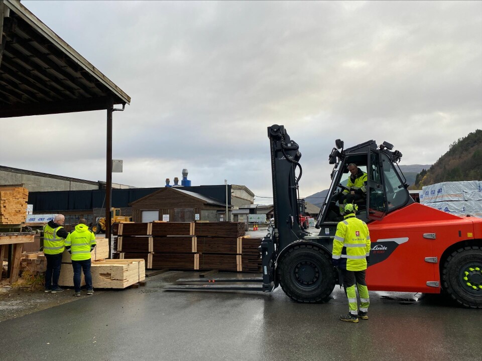 Talgø MøreTre med sin første elektriske stortruck