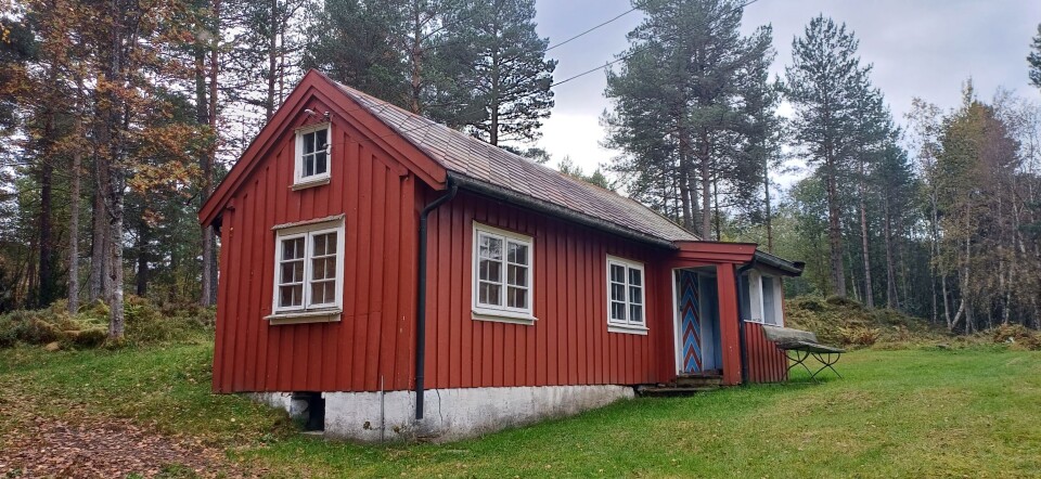 Det røde huset på Kleiva. Et rødt hus i skogen