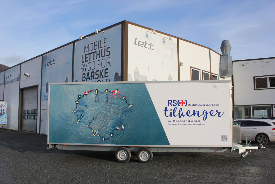 Vognene er foliert med folie levert av EB Video