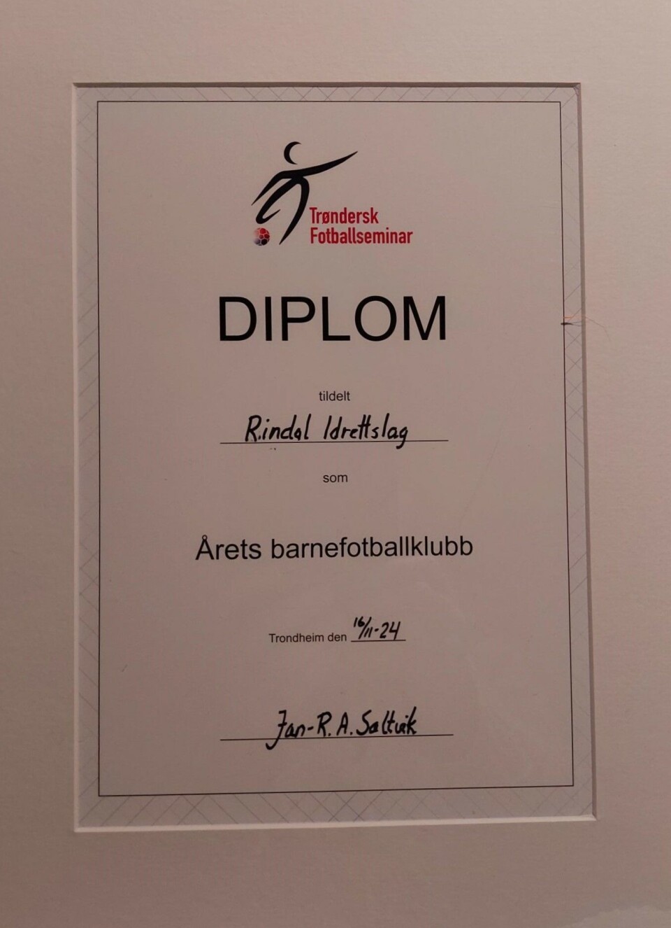Beste barnefotballklubb i Trøndelag