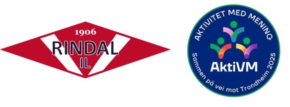 Aktiviteter Rindal IL – uke 6 - NB! Søndagens håndballkamp er utsatt! Logoen til Rindal IL og logoen til aktiVM