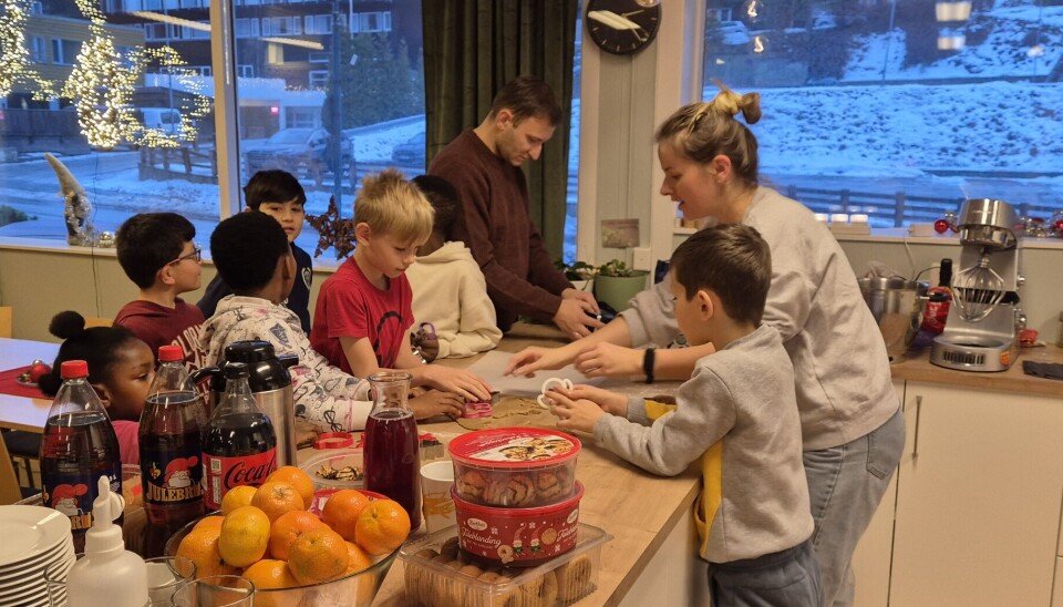 Søndag arrangerte Folkeakademiet juleverksted