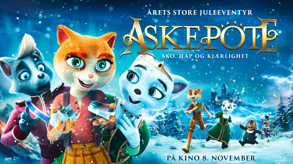 Førjulsfilmer i reprise på Rindal kino Kinoplakat - Askepote