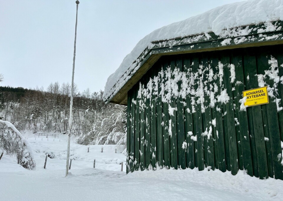 Luke 13 En skytebane. Vinter og snø