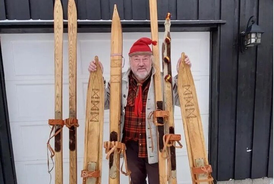 Lørdag før treskirennet på Tjønna, kan du møte treskimaker Ole-Kristian på skimakerlåven på Rindal skimuseum