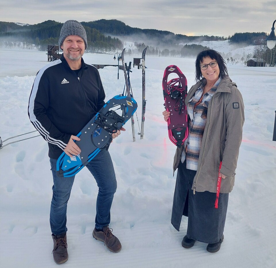 Morten og Anni ved Igltjønna