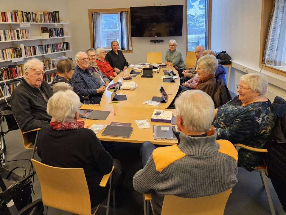 Gunn Bredesen har ti engasjerte kursdeltakarar.