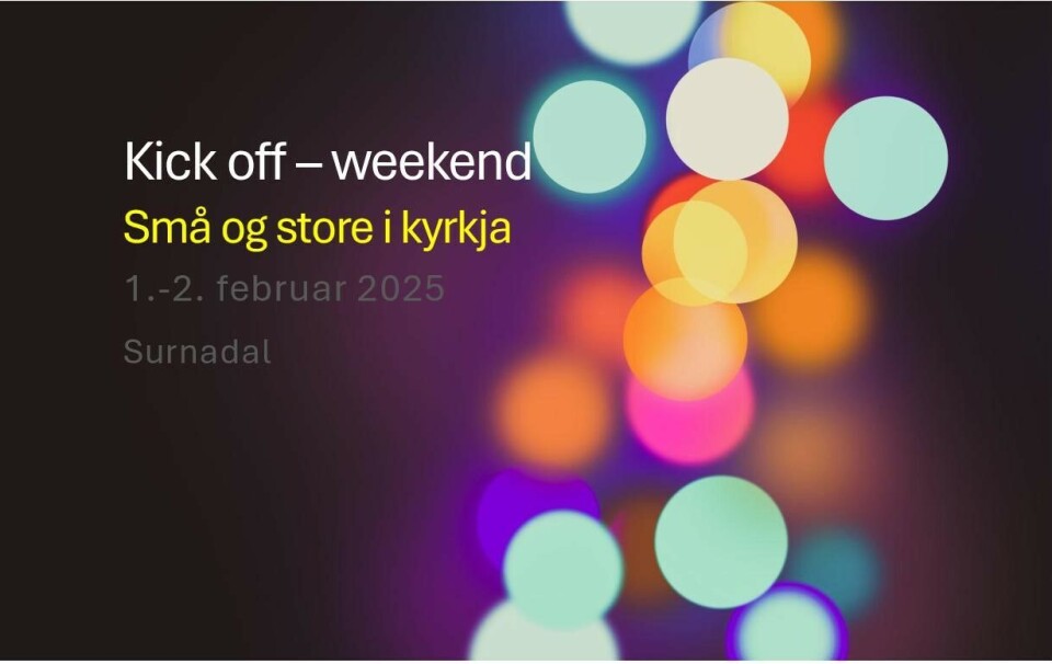 Kick off-weekend i kyrkja