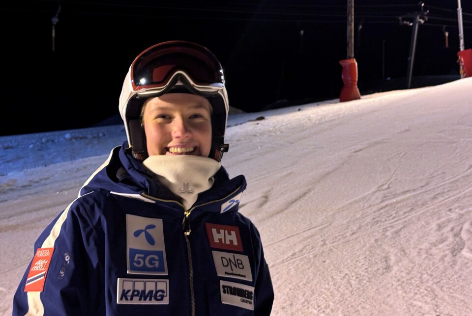 Lea Stavik Heggset frå Surnadal IL Alpin var med som instruktør, og hjalp mange ivrige ferske alpinistar ned bakken