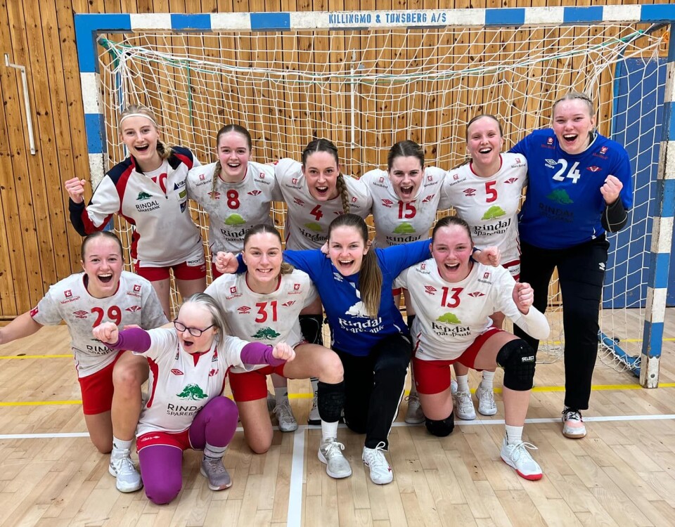 Rindal IL D3 kunne juble etter 26-25 seier over Utleira 3.