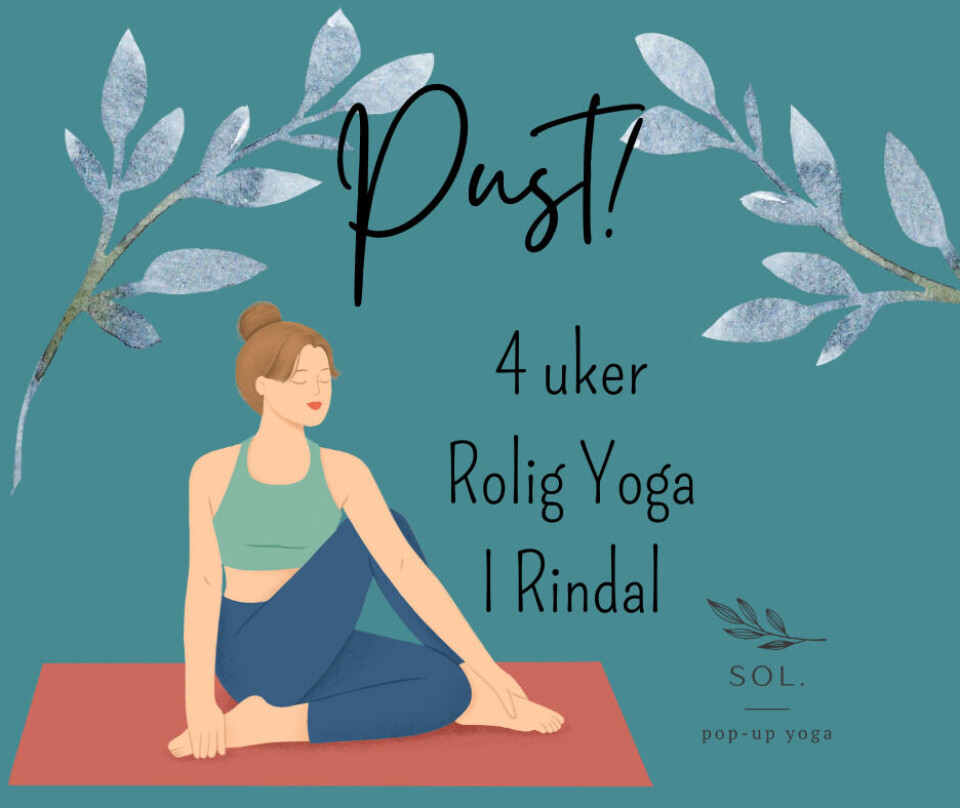 Bli med på yoga i Surnadal eller Rindal!