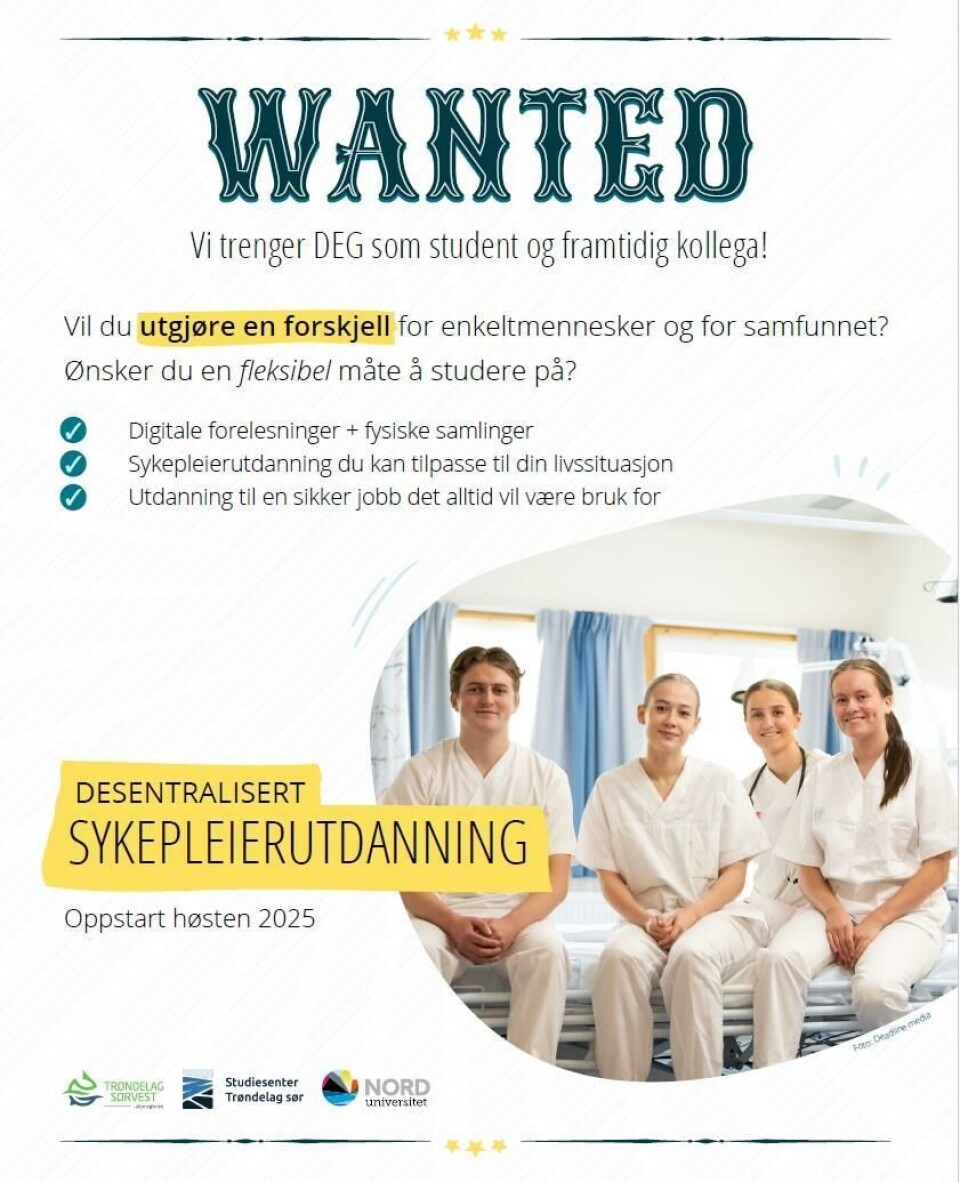 Vil du ta desentralisert sjukepleiarutdanning?