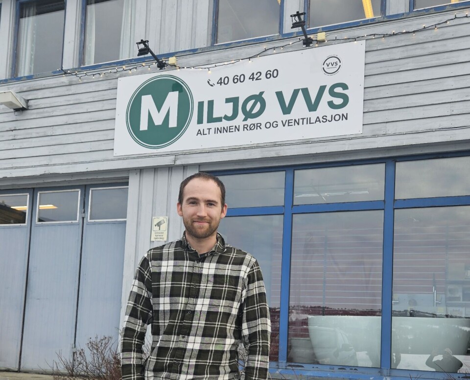 Håkon Brun Løften starter hos Miljø-VVS AS fra 1.april.