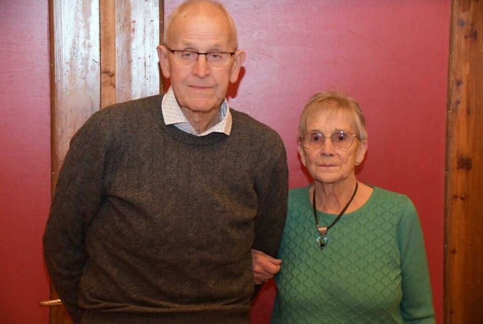 Eivind og Bjørnhild Fiske. En mann og ei dame.