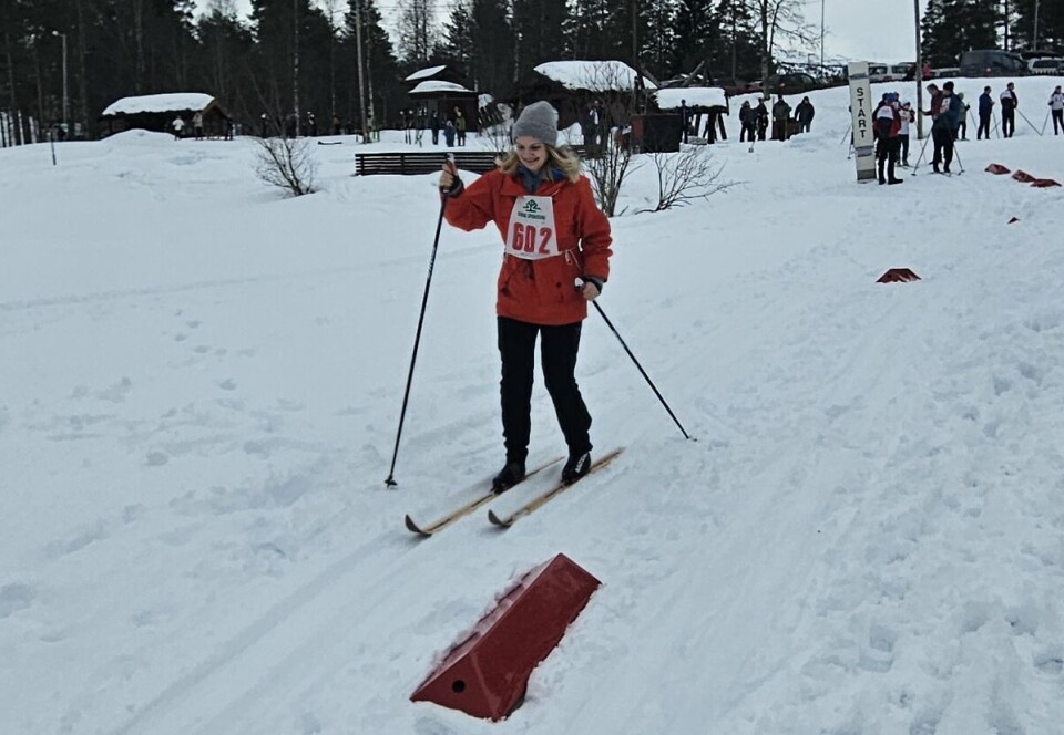 Mari Hamnes legger ut på sin runde på Igltjønna.