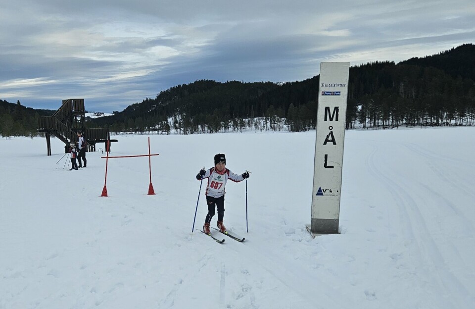 Her er siste hinder passert og mållinjen passeres.
