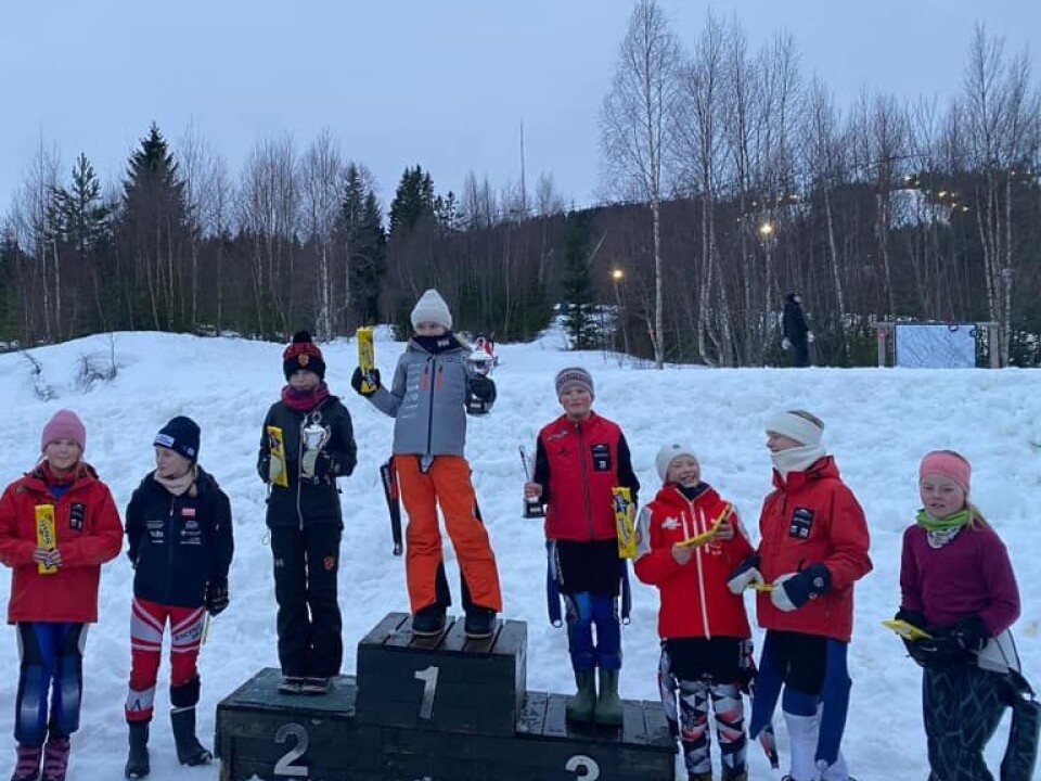 1.plass til Birgitte Øie Nordvik i Super G