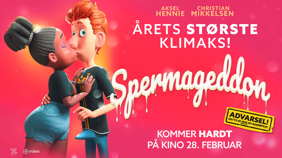 Spermageddon på Rindal kino Filmplakat av Spermageddon