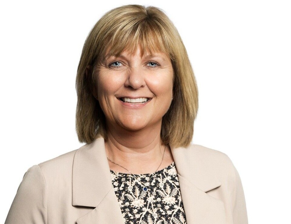 Wenche Eldegard. Portrettbilde av ei dame.