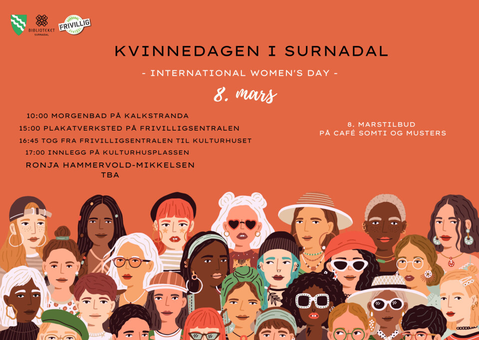 Markering av kvinnedagen i Surnadal