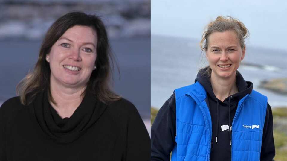 Wenche Jøsok og Anita Oterhals Eide. To portrettbilder, to damer.