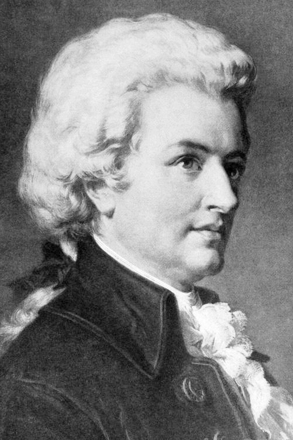 Mozarts tone til den østerrikske nasjonalhymnen står også i salmeboka vår og blir sungen i originalversjon denne kvelden! Maleri av komponisten Wolfgang Amadeus Mozart.