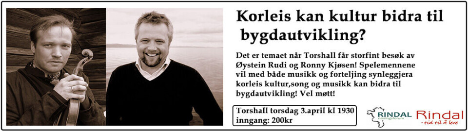 Invitasjon til konsert og foredrag!
