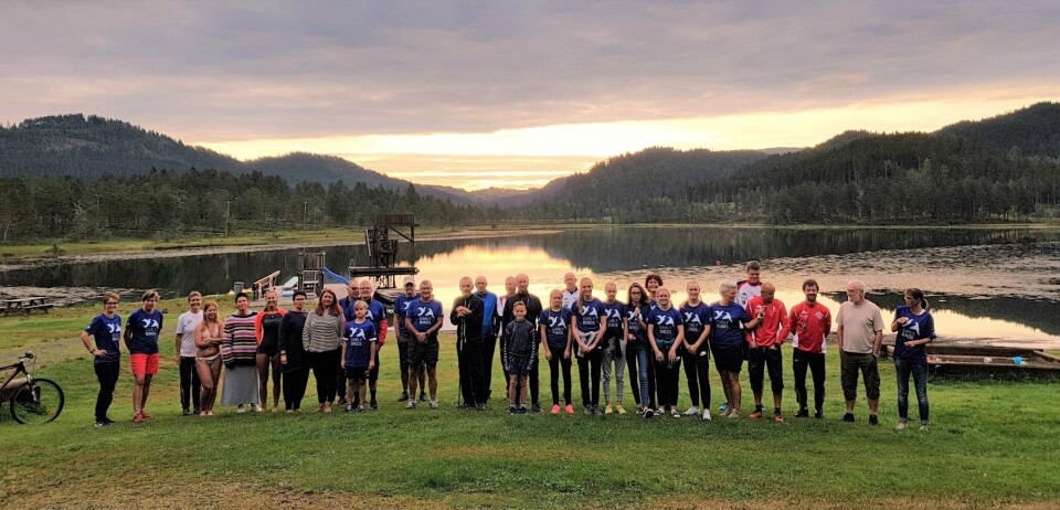 Stort oppmøte ved Igltjønna