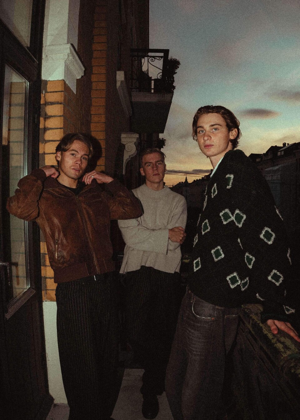 Problembarn. Tre unge menn.