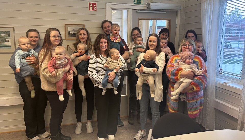 Bak f.v: Ola Rindalsholt og Guri, Ina Kvernberg og Siv Helen, Maren Holte Aune og Jon, Mattias Trønsdal og Wibecke, Serine Fosseide og Ingunn, Nora Tiset og Nina. Foran f.v: Eilin Aabel og Liv Marit, Mikkel Nergård og Merete, Kristoffer Røen og Runa, Anne Grete Løfald med Aurora på hånden Bak f.v: Guri og Ola, Siv Helen og Ina, Jon og Maren, Wibecke og Mattias, Ingunn og Serine, Nina og Nora. Foran f.v:Liv Marit og Eilin, Merete og Mikkel, Runa og Kristoffer, Anne Grete og Aurora