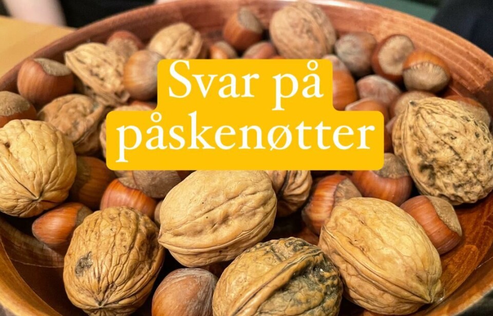Svar på første påskedags påskenøtter
