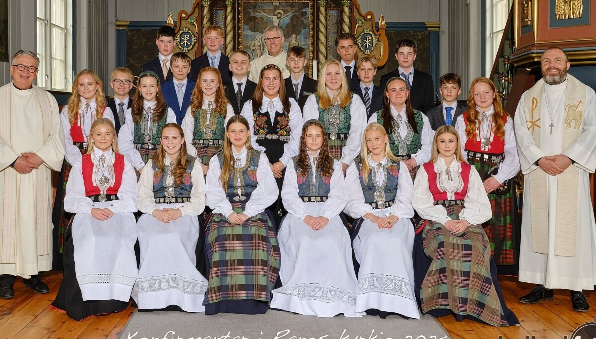 Konfirmantane i Ranes kyrkje