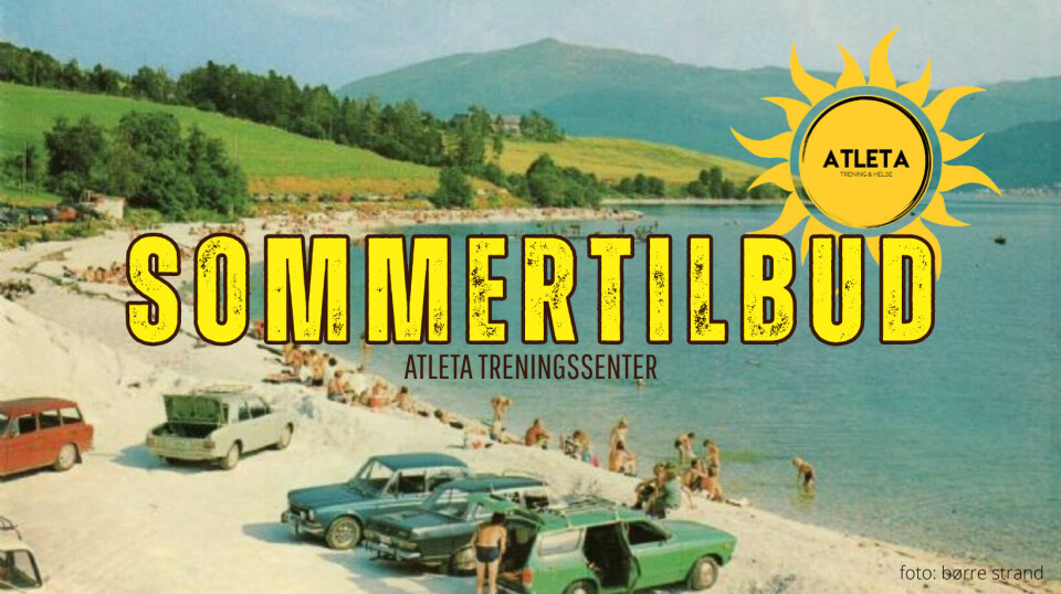Sommertrening på Atleta Et gammelt bilde fra ei strand, men gamle biler som kanskje er fra 70-tallet.