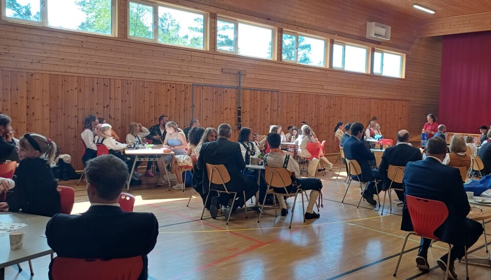 Mye folk tilstede på Todalen og Stangvik oppvekstsenter
