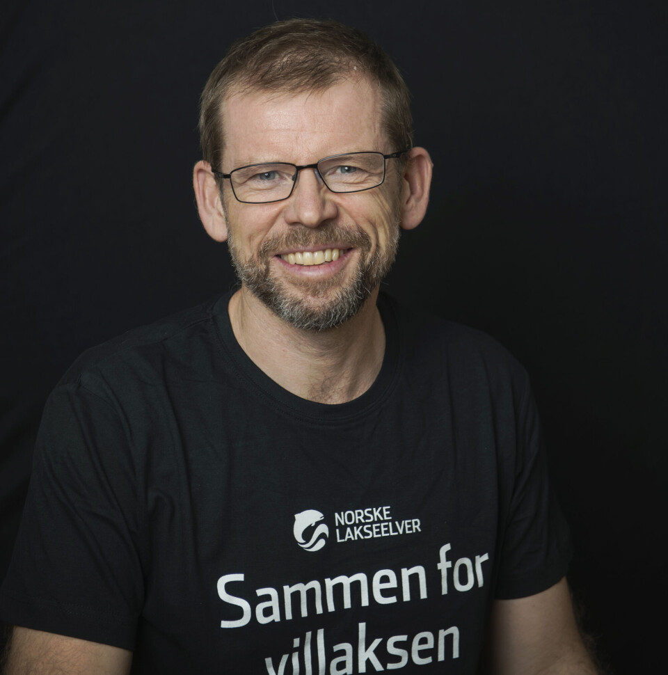 Torfinn Evensen, generalsekretær i Norske Lakseelver. Portrettbilde av en mann.