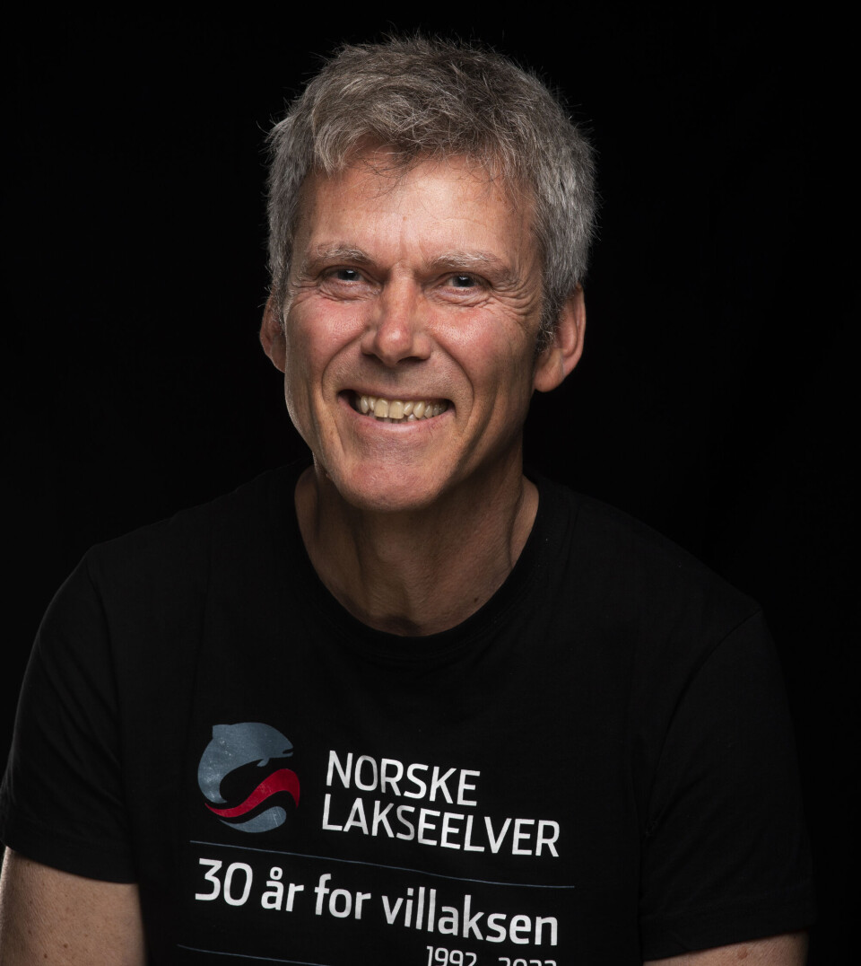 Pål Mugaas, kommunikasjonsansvarlig i Norske lakseelver. Portrettbilde av en mann.