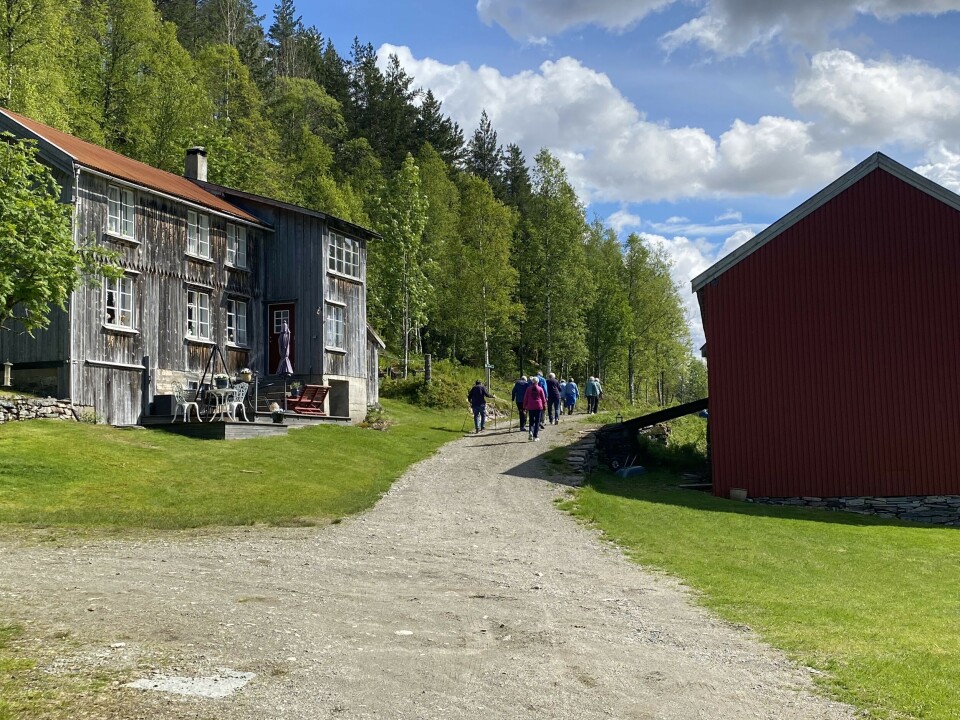 Flott plass! Eldre gårdstun