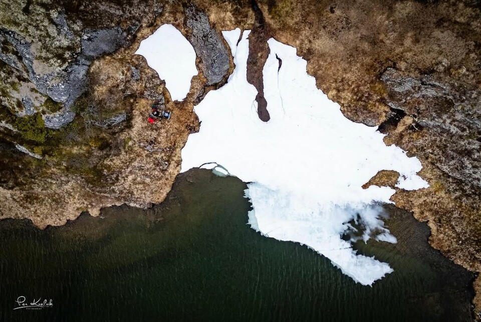 Dronefoto av Steinkjervatnet på Tifjellet i Rindal. #steinkjerkvatnet #fjelltur #grøsetmarka #tifjellet #trollheimsporten #rindal_tidtilåleve #rindal #topptur #trøndelag #drone Dronefoto av Steinkjervatnet på Tifjellet i Rindal.