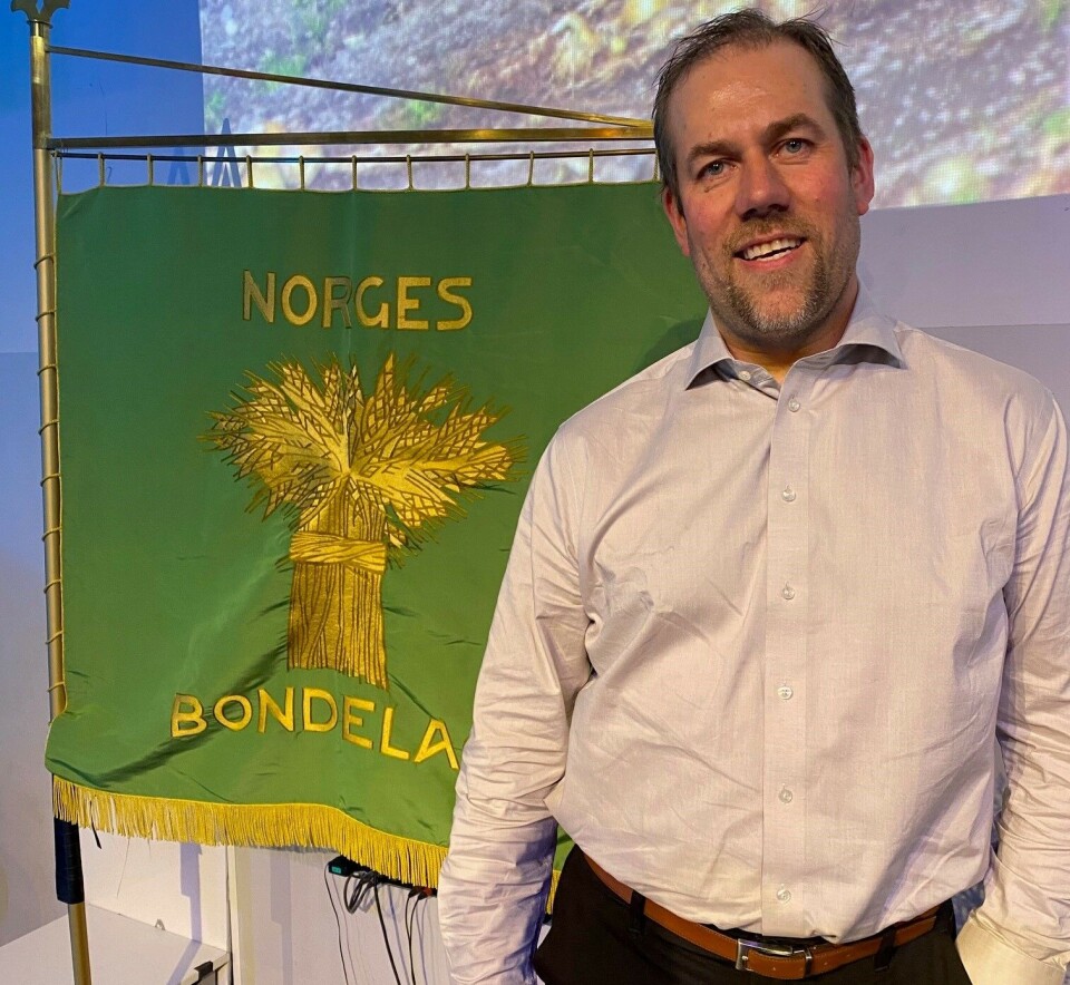 Konrad Kongshaug. En mann foran Norges bondelag sin fane.