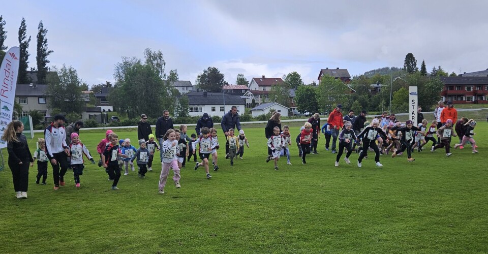 Her går starten for Barneløpet
