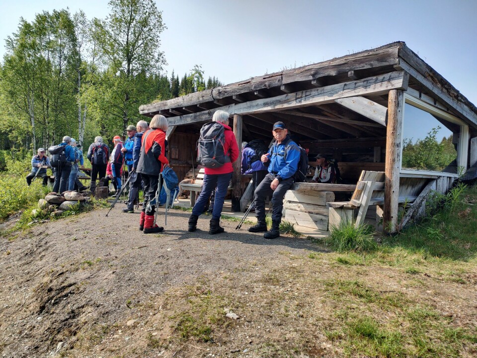 Gapahuken ved Svervatnet