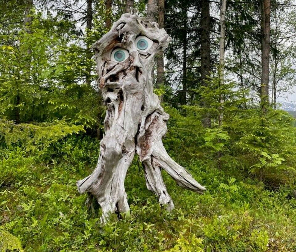 Kan treffe på så mangt når en er på tur...